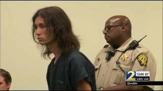 Suspect in Roswell teens murder shakes talks to himself in court [upl. by Ahsiekim]