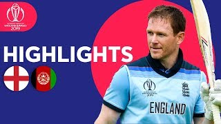 World Record For Sixes  England vs Afghanistan  Match Highlights  ICC Cricket World Cup 2019 [upl. by Chansoo]