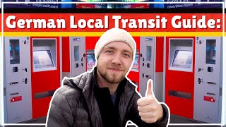 How To Buy Tickets and Navigate Germanys Public Transportation  Munich Germany [upl. by Sidman]