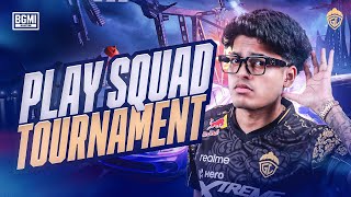 PLAY SQUAD TOURNAMENT  JONATHAN IS BACK  BGMI [upl. by Lilia]