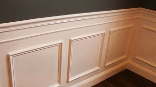 How To Install Wainscoting PRO TIPS FOR BEGINNERS [upl. by Moguel]