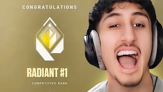 I Hit Rank 1 Radiant [upl. by Otrebor]