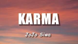 JoJo Siwa  Karma Lyrics [upl. by Outhe614]