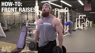 Seth Feroce HowTo Front Raises [upl. by Renaud999]