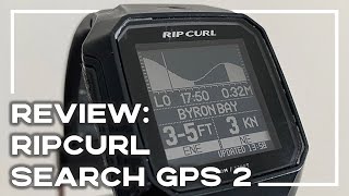 Surf Watch Review Ripcurl Search GPS 2 Guide ⌚️ Inc vs Apple Watch  Stoked For Travel [upl. by Nnyleak]