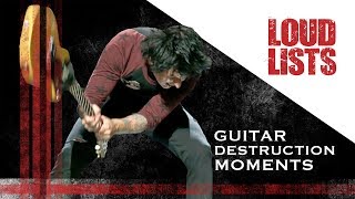 10 Awesome Guitar Destruction Moments [upl. by Wendy]