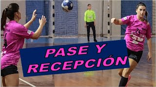 Ejercicios de pases handball [upl. by Assina]