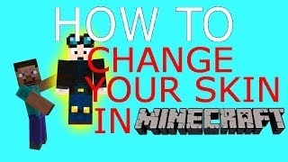 How To change your skin in Minecraft 1144 [upl. by Eenwat]