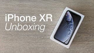 iPhone XR unboxing amp first impressions [upl. by Horter]