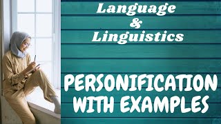 Personification with ExamplesLanguage amp Linguistics [upl. by Ahseinaj622]