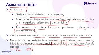 Farmacologia dos Antimicrobianos Aminoglicosídeos [upl. by Maren491]