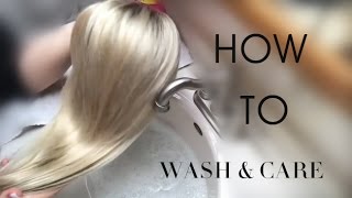 How to Wash amp Care Synthetic Wig [upl. by Ardnyk857]