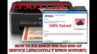 How to Reset Epson L220 [upl. by Mixam135]