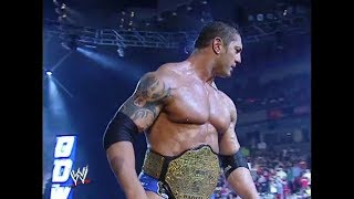 Eddie Guerrero amp Batista VS MNM Smackdown Tag Team Match [upl. by Benildis205]