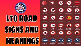 LTO Road Signs and Meanings  AvicYT [upl. by Kelula732]