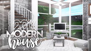 Roblox  Bloxburg 20k Modern House  House Build [upl. by Ydnahs]