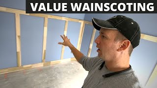 Fast Efficient Wainscoting  Value Engineered Wainscoting Details [upl. by Asillim]