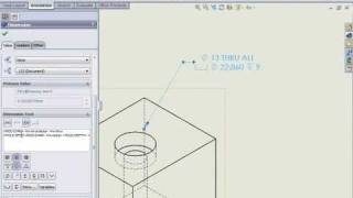 How to Modify SolidWorks Hole Callouts [upl. by Attenauqa]