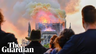 Notre Dame fire Paris mourns as Emmanuel Macron commits to rebuilding the famous cathedral [upl. by Asiled]