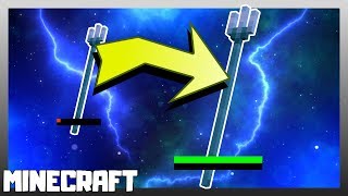 MINECRAFT  Two Ways to Repair a Trident 1144 [upl. by Ttennaej]