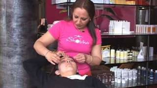 HowTo Thread Shobha Eyebrow Threading Video [upl. by Nomrah577]