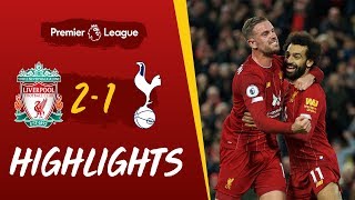 Liverpool 21 Spurs  Late Salah penalty wins it for Reds  Highlights [upl. by Ellicul]