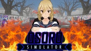 OSORO SIMULATOR IM SO HARDCORE  Yandere Simulator Rival Mods [upl. by Ormond172]