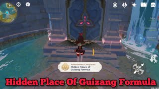 HOW TO UNLOCK HIDDEN PALACE OF GUIZANG FORMULA GENSHIN IMPACT [upl. by Fortune]