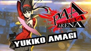 Persona 4 Arena Moves Video Yukiko Amagi [upl. by Linoel]