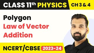 Polygon Law of Vector Addition  Vectors  Class 11 Physics [upl. by Bueschel]