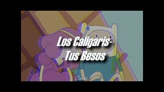 Los Caligaris  Tus Besos Letra [upl. by Orthman]