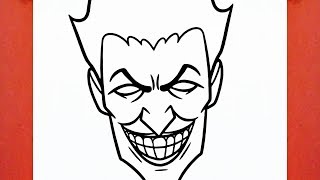 HOW TO DRAW THE JOKER [upl. by Lamee]