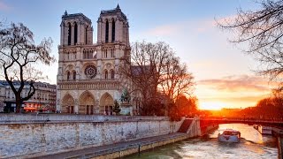 Visit Notre Dame Cathedral in Paris France [upl. by Yeldua380]