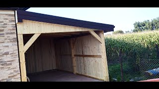 Projekt Wiata Garażowa 2020 r w siedem Dni how I build a carport [upl. by Laurice]