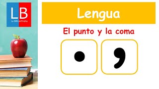 Signos de puntuación El PUNTO y la COMA ✔👩‍🏫 PRIMARIA [upl. by Sirac]