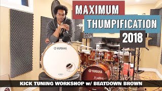 TUNE YOUR BASS DRUM QUICK amp EASY  Kick Tuning Workshop [upl. by Vaden]