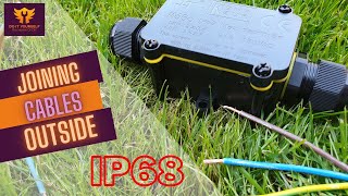 Joining Cables Outside With a Waterproof IP68 Connector [upl. by Norved]