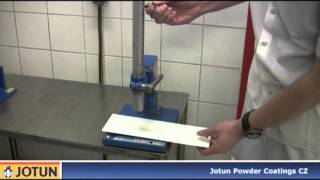 Powder coating curing tests [upl. by Negriv]