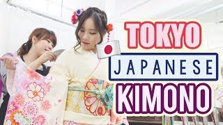 How to RENT a kimono in TOKYO JAPAN  A Day in Asakusa [upl. by Arihk]