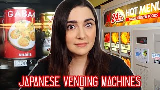 I Tried Unique Japanese Vending Machines In Tokyo [upl. by Thorma]