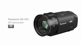 Panasonic 4K Camcorder HCVX1 [upl. by Dat]