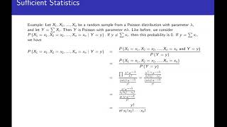 Sufficient Statistics [upl. by Akcemat668]