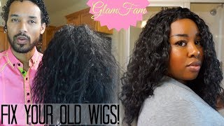 How to Restore a Wavy Synthetic Wig [upl. by Thisbee]