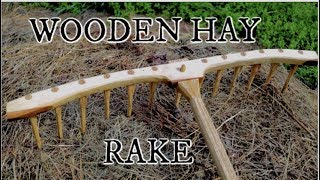 Making a wooden hay rake [upl. by Ziladnerb]