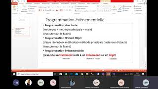 Programmation événementielle 001 [upl. by Naujad154]