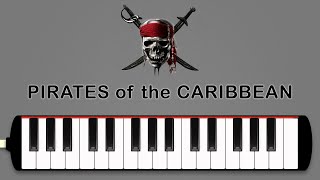 Pirates of the Caribbean  Melodica Academy Tutorials [upl. by Fabri598]