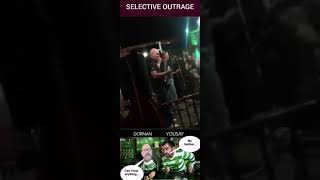 Celtic Provo band sing a sick sectarian song in a Glasgow bar about Rangers kitman Jimmy Bell [upl. by Savanna]