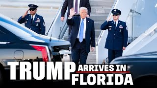 President Donald Trump arrives at his MaraLago property I Palm Beach I Florida I USA [upl. by Aiekat]