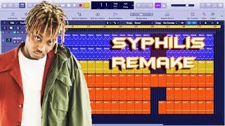 How Juice WRLD  Syphilis Was Made Instrumental Remake Production Tutorial [upl. by Justicz]