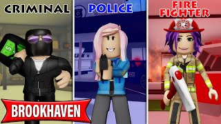 I roleplayed jobs in Brookhaven with Janet and Kate  Roblox [upl. by Niki300]